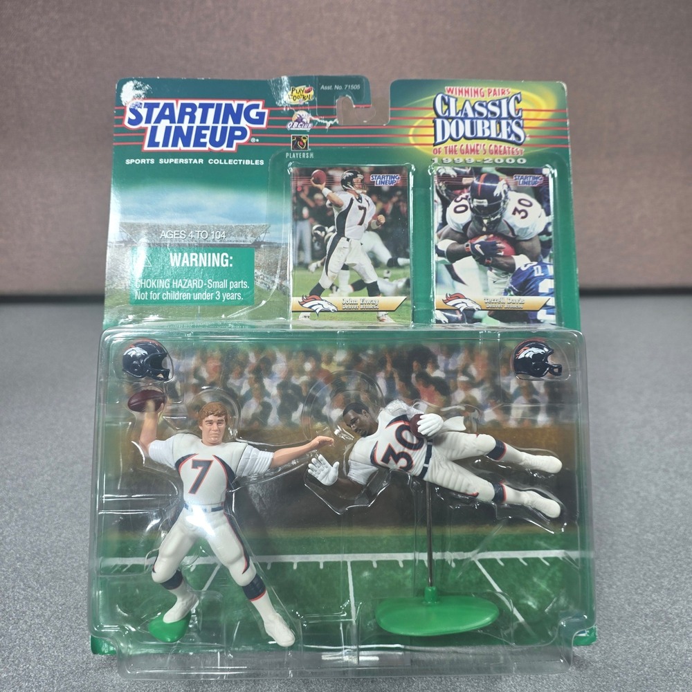 Starting Lineup Action Figure John Elway White NIB Denver Broncos QB